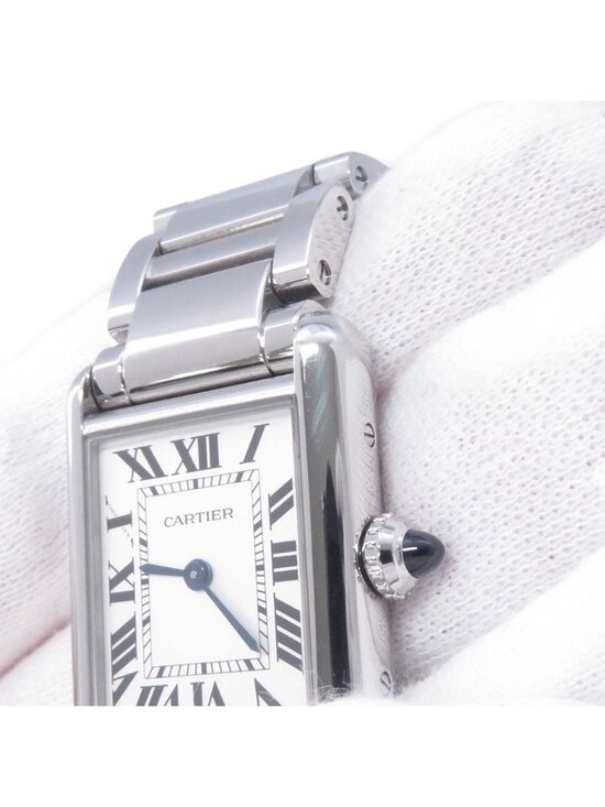 Cartier Tank Mast SM Watch Silver Dial Quartz main image 7